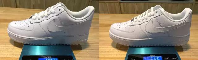 Nike AIR FORCE 1 空军一号纯白 真假对比