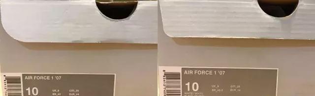 Nike AIR FORCE 1 空军一号纯白 真假对比