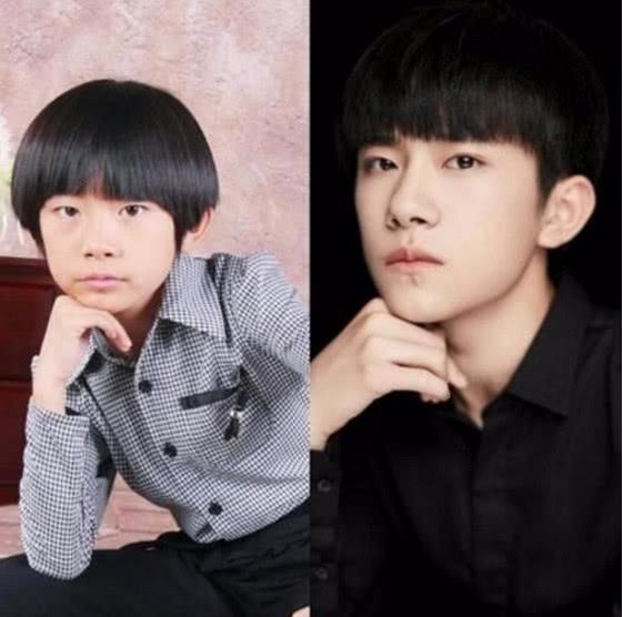 这“三小只”长成了大帅哥，看他们小时候的照片，哪个变化最大？