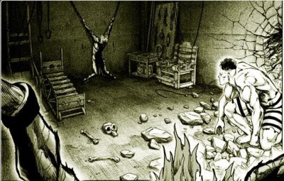 ​一拳超人157话：闪光vs琦玉，琦玉送给闪光外号怪人刘海大婶