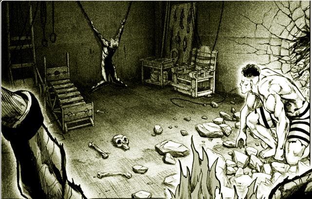 一拳超人157话：闪光vs琦玉，琦玉送给闪光外号怪人刘海大婶