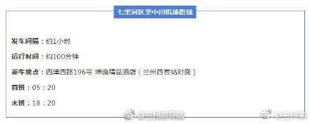 方便快捷！最全兰州机场大巴8条专线指南，请收好！