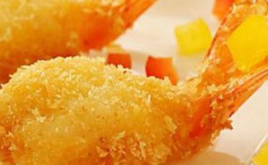 面包糠炸虾，外脆里嫩，又香又简单，大人小孩都爱吃！