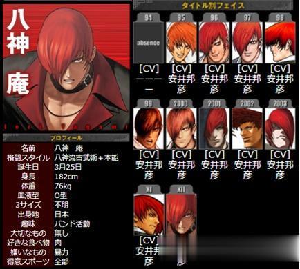 拳皇人物志:八神庵从何而来,从配角混成第一人气角色