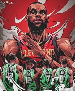 ​詹姆斯生涯最霸气的一组照片，看一次震撼一次！