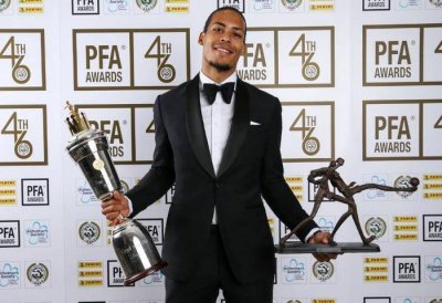 ​铁闸！范戴克当选PFA英超年度最佳球员