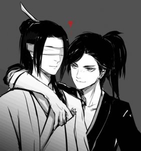 ​魔道祖师最虐cp薛洋晓星尘壁纸：道长，我想吃糖，想吃你给的糖