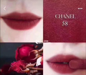 ​香奈儿Chanel58最难买色号之一，丝绒系列限量色，薄涂看起来日常