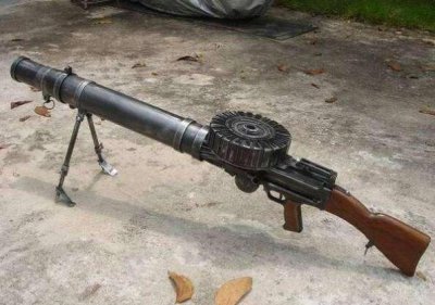 ​比利时响尾蛇：一战时期的优秀轻机枪，抗战时期曾装备中国军队