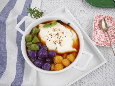 ​在家做鲜奶水麻薯，口感筋道Q弹，美味好吃又健康