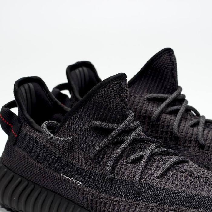 黑魂 YEEZY BOOST 350 V2 清晰实物有了，货量也曝光？？