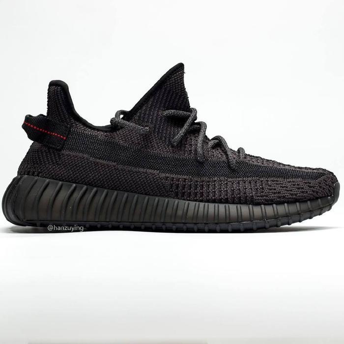 黑魂 YEEZY BOOST 350 V2 清晰实物有了，货量也曝光？？