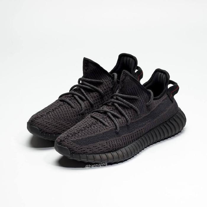 黑魂 YEEZY BOOST 350 V2 清晰实物有了，货量也曝光？？