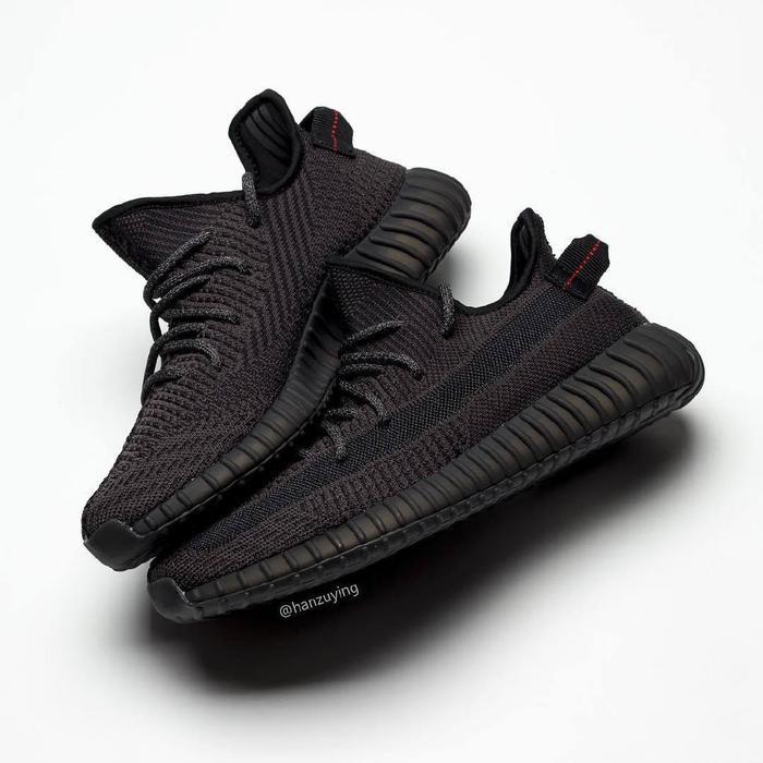 黑魂 YEEZY BOOST 350 V2 清晰实物有了，货量也曝光？？