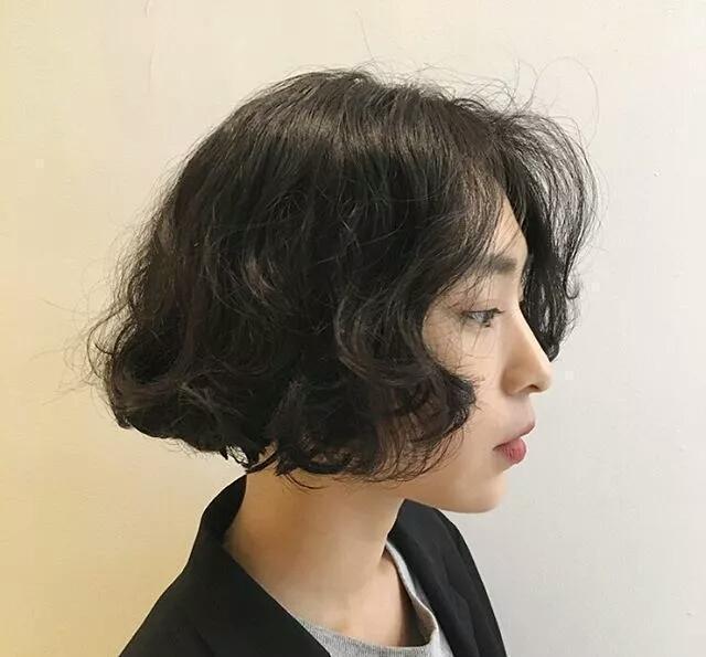 齐肩纹理烫，走在街上你就是焦点