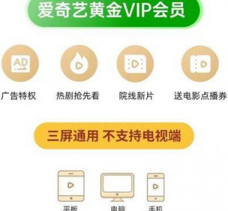 ​爱奇艺黄金vip账号（爱奇艺黄金会员登录）