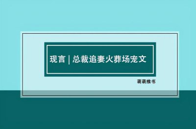 ​三本总裁追妻火葬场宠文，男主在女主离开后卑微求复合，爆笑苏爽