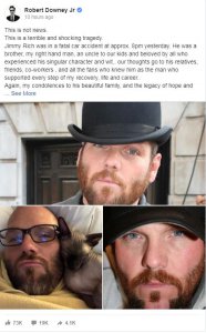 ​“贾维斯”原型，“钢铁侠”助理车祸去世，美队等悲痛发声哀悼