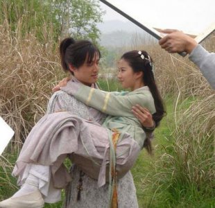 ​最经典的仙侠剧：《仙剑奇侠传一》少见的剧照，图二太美了