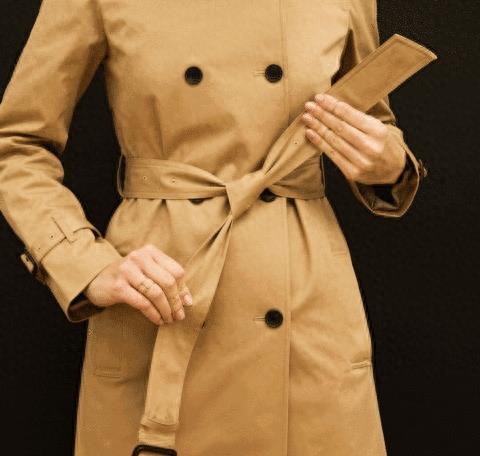 风衣的腰带不会打结？分享一组最全的腰带系法，建议收藏备用