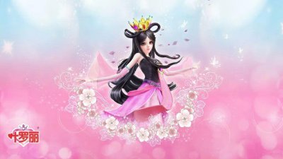 ​叶罗丽美少女壁纸，灵公主手拿小树枝，莫纱戴上王冠秒变公主