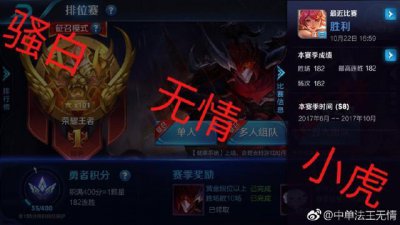 ​王者荣耀最强记录！连胜182场的BA.无情到底是谁？