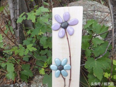 ​12张非常简洁又好看的鹅卵石拼画 纯手工鹅卵石画