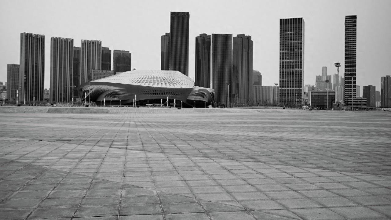 海之韵广场，原大连八景之一，大连广场文化中具有代表性广场之一