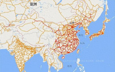 ​中国及全球铁路地图，最新