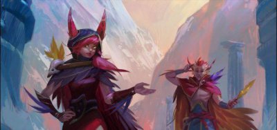 ​LOL：霞和洛最新短篇故事插画欣赏，官方答复霞会不会下蛋的问题
