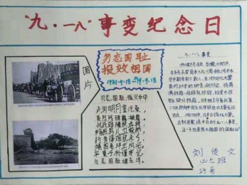 勿忘国耻振兴中华手抄报内容(勿忘国耻 振兴中华手抄报模板)-第1张图片-