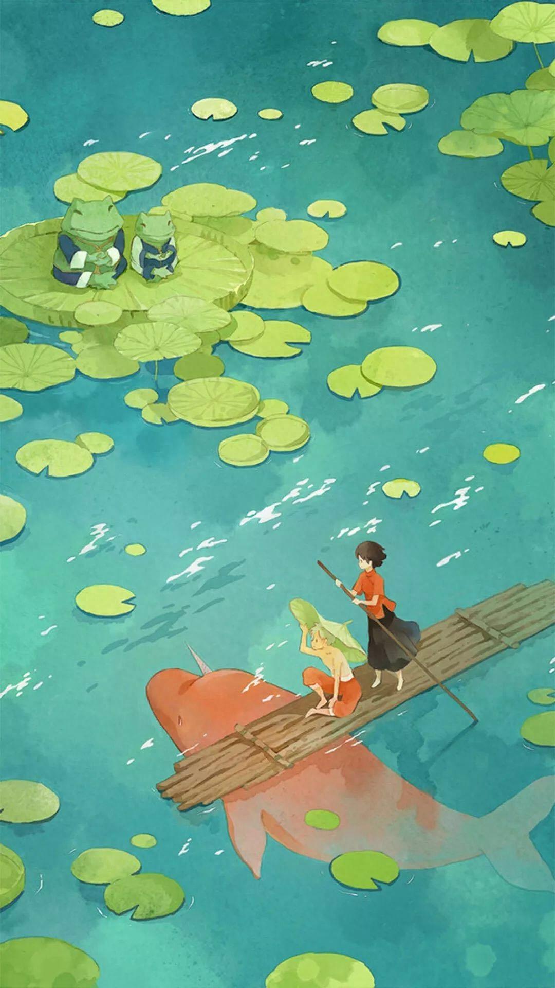 十张大鱼海棠手机壁纸，每一张都很唯美