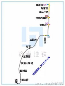​济南最全地铁线路图 含单线图、站点换乘站