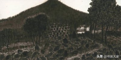 ​学而有“述”尚莹辉，“知白守黑”是我山水画创作的核心思想