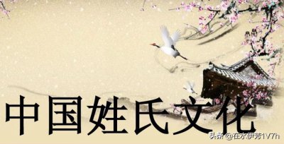 ​中华姓氏文化