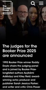 ​2025年布克奖评委名单公布，曾饰演专栏作家的女演员莎拉·帕克成评委引发讨论