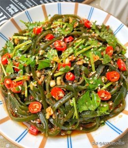 ​在家做凉拌海带丝，酸辣开胃，爽口下饭，做法超简单