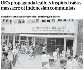 ​实锤！绝密档案曝光，57年前印尼排华屠杀案，幕后黑手就在英国