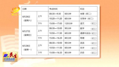 ​26日开考！阳江29373名考生参加今年中考
