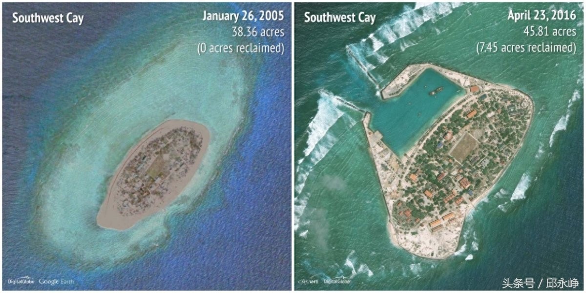 越南在南海是这样造岛的