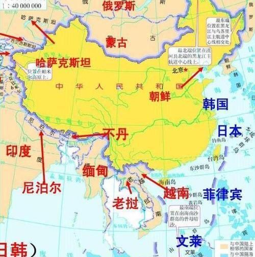 中国边境线总长度多少公里