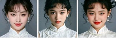 ​当年的女孩证件照