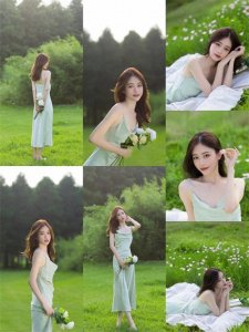 ​草地拍照9个姿势，超简单，告别尴尬，拍照上镜好看