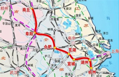 ​京九高铁-商合杭高铁