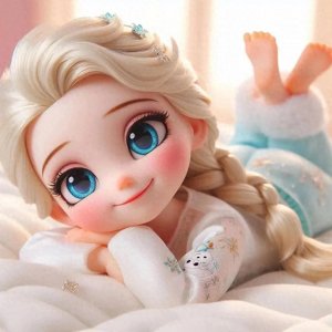 ​超级好看的艾莎小公主头像