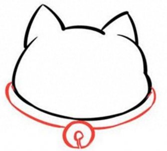 ​儿童简笔画教程-招财猫，摇摆的小手召唤你的到来