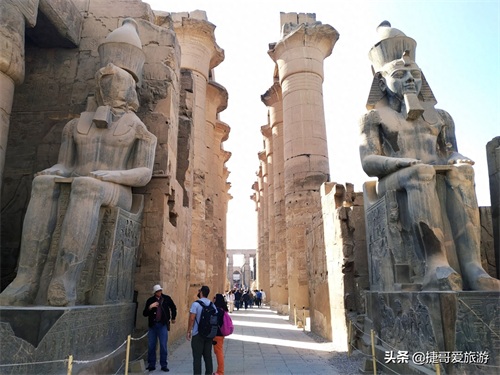 非洲 埃及 卢克索 卢克索神庙