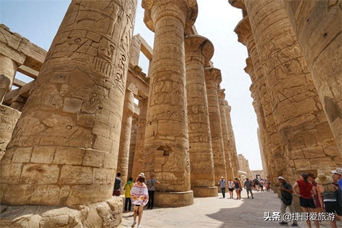 非洲 埃及 卢克索 卢克索神庙