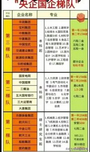​终于央企、国企的等级划分有人整理出来了，收藏涨知识。