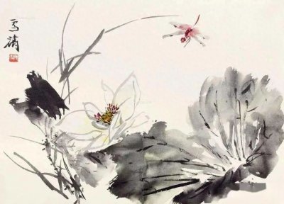 ​王雪涛画荷欣赏！